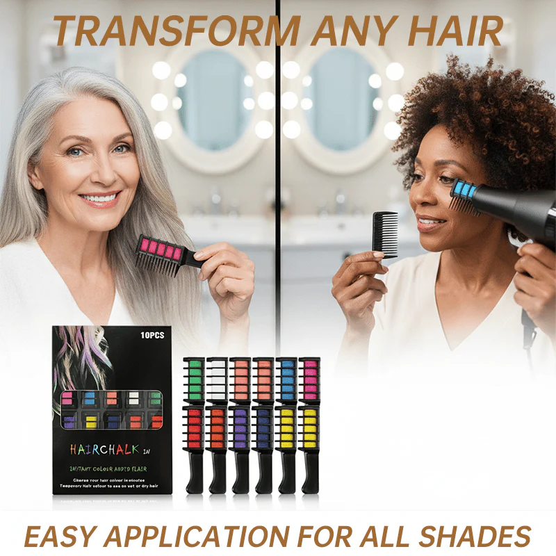 🎅Christmas Pre-sale-50% OFF✨Temporary Hair Dye Chalk Comb- Cruelty Free