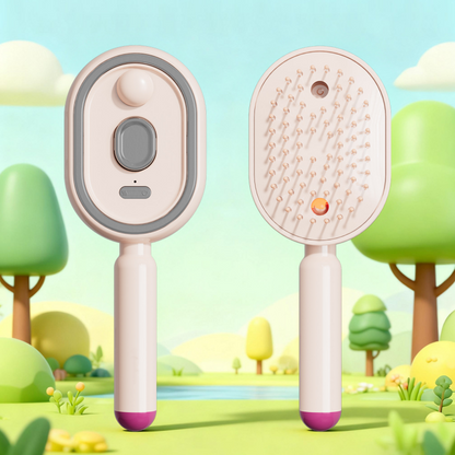 📢📢50 %  OFF !! ⏰Electric Spray & Massage Hair Brush✨🔥